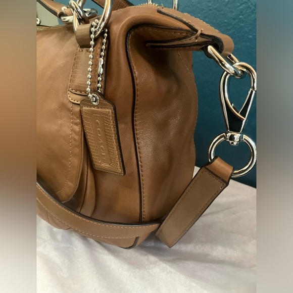 COACH Large Kristin Saddle Leather Satchel/Crossbody in MINT Condition! - Picture 10 of 11